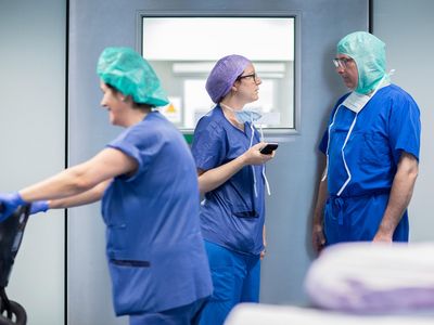 Besprechung vor einer Operation