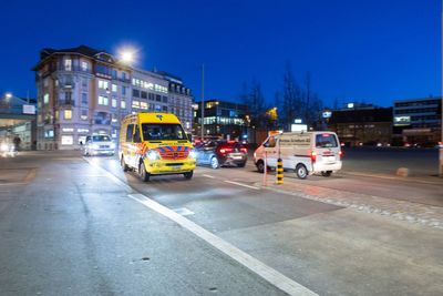 Eine fahrende Ambulanz