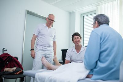 Eine angiologische Untersuchung